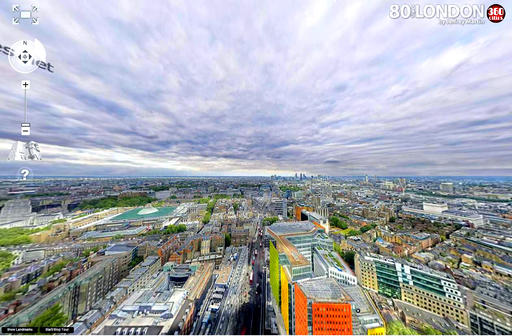 360° градусная панорама Лондона в 80 Гигапикселей